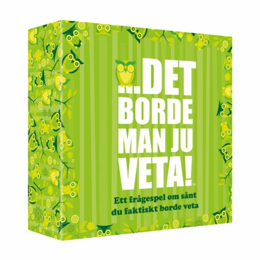 114083 Sällskapsspel Det Borde Man Ju Veta!