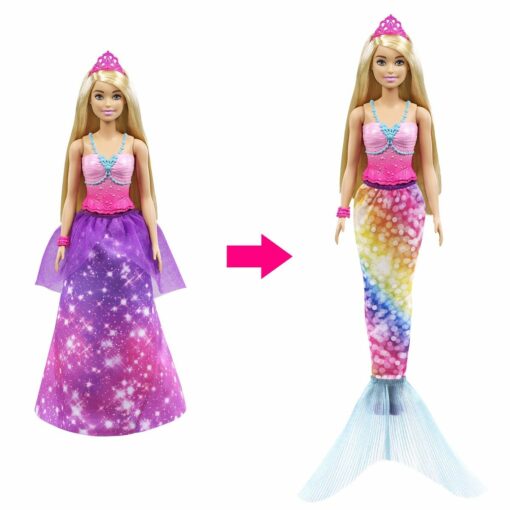 Barbie Dreamtopia Docka 2-in-1 Prinsessa - Sjöjungfru