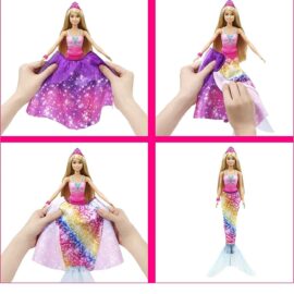 114150 Barbie Dreamtopia Docka 2-in-1 Prinsessa - Sjöjungfru6