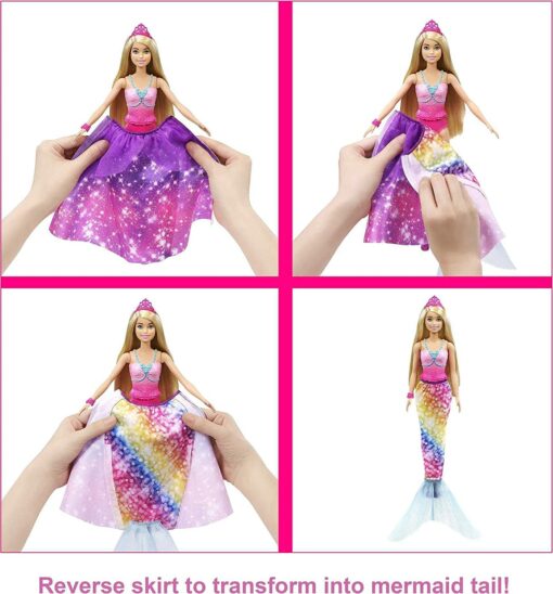 114150 Barbie Dreamtopia Docka 2-in-1 Prinsessa - Sjöjungfru6