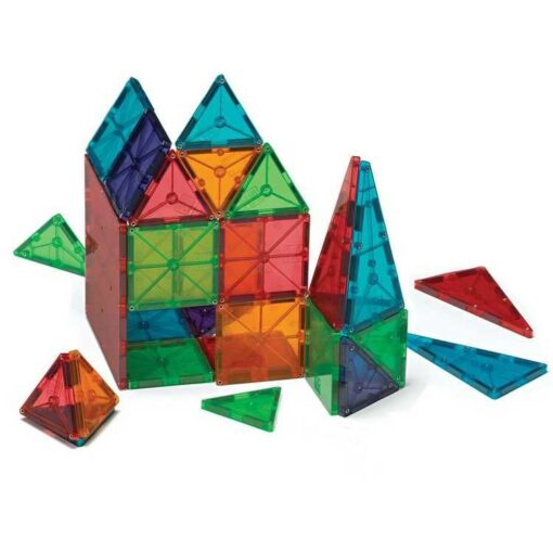 Magna-Tiles Clear Colors 32 bitar - Byggklossar med Magneter