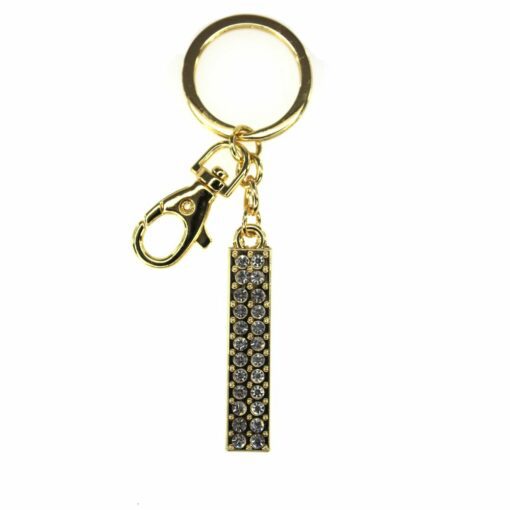Tinka Nyckelring med Karbinhake Bokstav med Bling - Bild 10