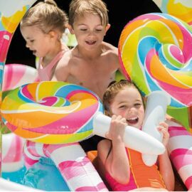 Intex Uppblåsbar Lekpool Godisland Äventyrsbad