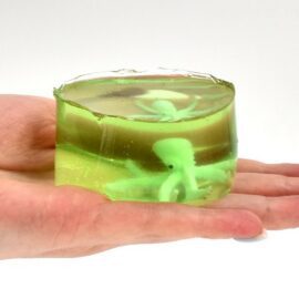 Monster Bath Badgelé, Jelly Soap med Fruktdoft inkl. Leksak