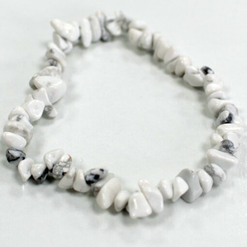 Armband Chips Vit Jasper