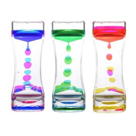 BubbleClock Flytande Rörelse Timglas