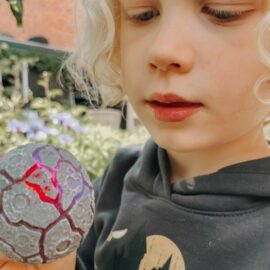 Schylling NEE DOH Magma Squishy Light-Up Meteorite