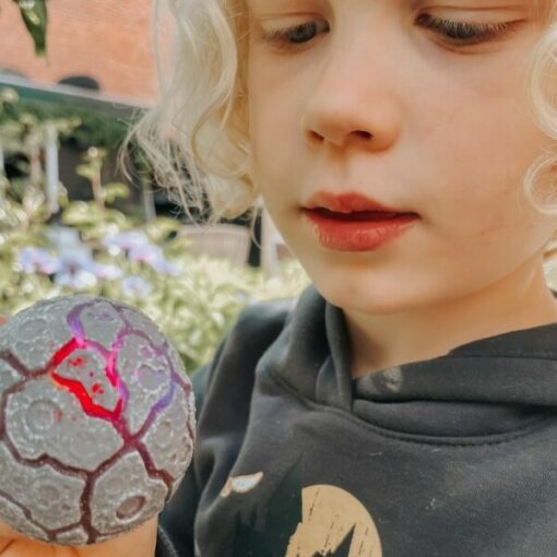 Schylling NEE DOH Magma Squishy Light-Up Meteorite