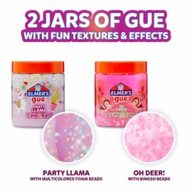 Elmer's Gue 2-pack Pre Made Slime, Party Animals Slime