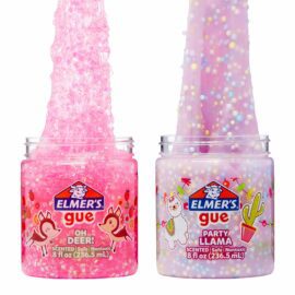 Elmer's Gue 2-pack Pre Made Slime, Party Animals Slime