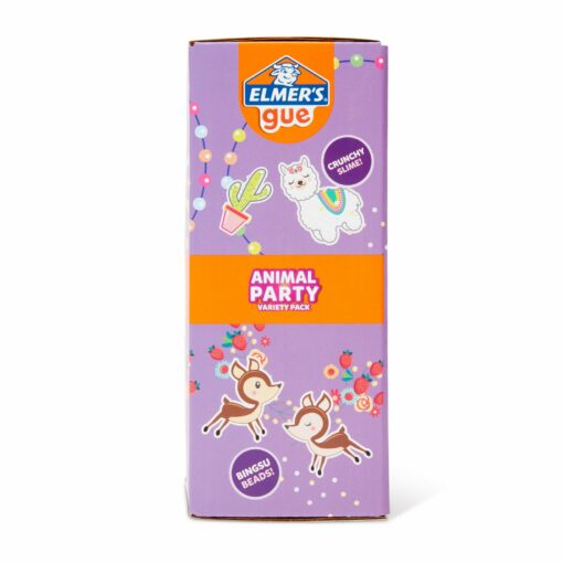 Elmer's Gue 2-pack Pre Made Slime, Party Animals Slime