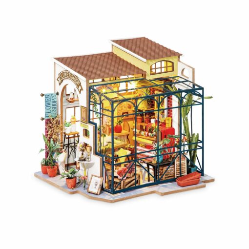 Robotime DIY-Byggsats Miniatyrrum Emily's Flower Shop