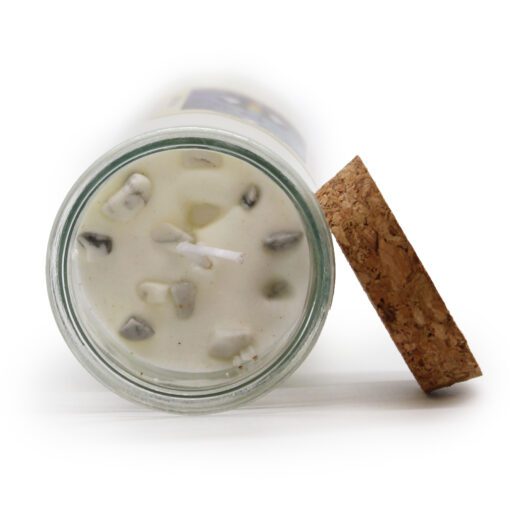 Doftljus Magic Spell Renande - Vit Jaspis & Salvia, Pepparmynta