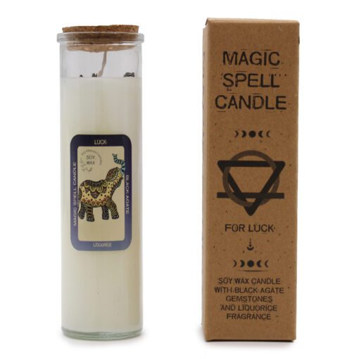 Ljus Magic Spell Kärlek Svart Agat & Lakritsdoft (3)