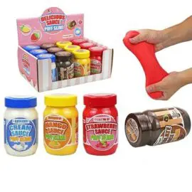 Whipped Fluffy Slime med Doft av Frukt eller Godis