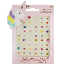 50-pack Nagel Stickers - Enhörningar och Vänner
