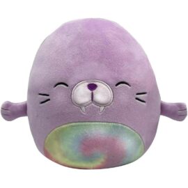 Squishmallows Official Kellytoy Rou the Purple Seal 19 cm
