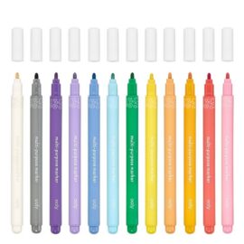 12-pack Tuschpennor för Papper, Glas, Trä m.m. - Marvelous Multi Purpose Markers