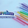 12-pack Tuschpennor för Papper, Glas, Trä m.m. - Marvelous Multi Purpose Markers