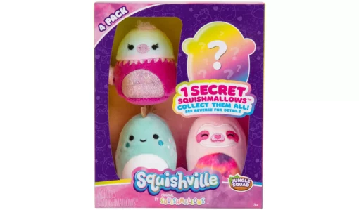 Squishville Mini Squishmallows 4-pack Jungle Squad