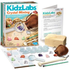 4M KidzLabs Experiment Kit Crystal Mining - Gräv fram Kristaller