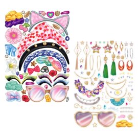 TOPModel Spiralbunden Designbok Sminka & Styla med Stickers