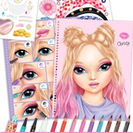 TOPModel Spiralbunden Designbok Sminka & Styla med Stickers