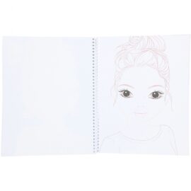 TOPModel Spiralbunden Designbok Sminka & Styla med Stickers