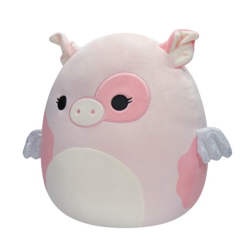 Squishmallows Official Kellytoy Gris Pink Spotted Pig 30 cm