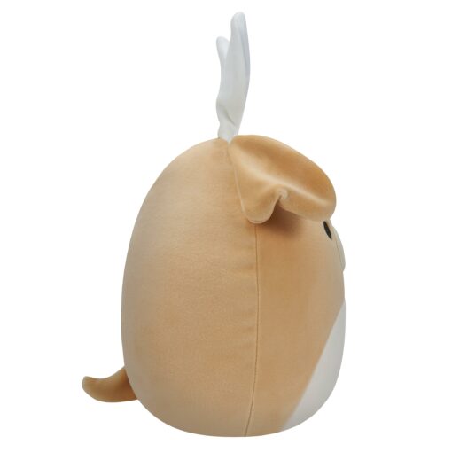 Squishmallows Official Kellytoy Stevon the Golden Retriever with Bunny Ears 19 cm