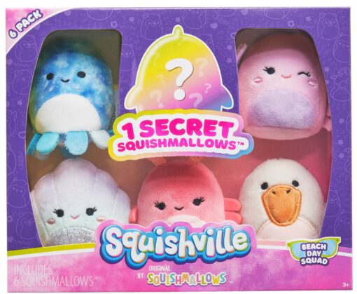 Squishville Mini Squishmallows 6-pack Beach Day Squad