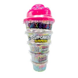 COMPOUND Kings Slime Kit Mix & Mash Cupcake Surprise Stack