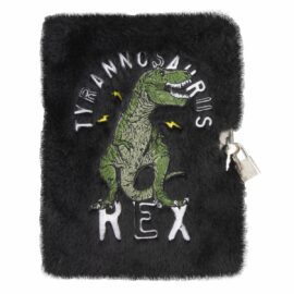 Dagbok i Plysch med Hänglås T-Rex