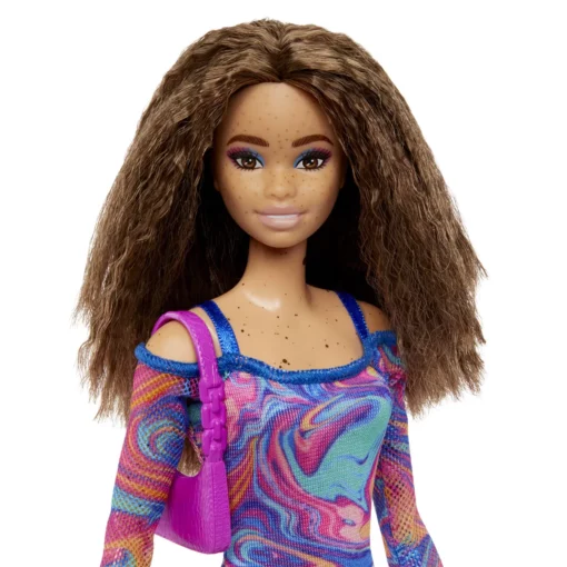 Barbie Fashionista Doll Rainbow Marble Swirl - Bild 2